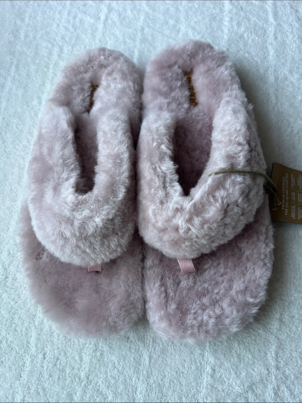 OluKai Kipe’a Heu Genuine Shearling Slide Sandal